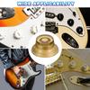 uxcell Guitar Top Hat Bell Knob Control Knob Volume Tone for Electric Set of 4 Gold Guitar/Bass - -