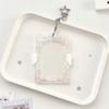 Angel Wings Keychain Charm Star Clip Photocard Organizer Acrylic Card Holder  Bag Decoration