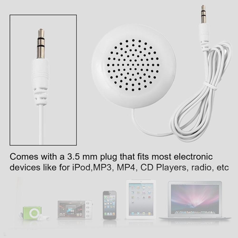Universal Mini 3.5mm Jack Wired Pillow Speaker For MP3 MP4 PC Computer Laptop Mobile Phone Radio Portable Speaker Audio Stereo