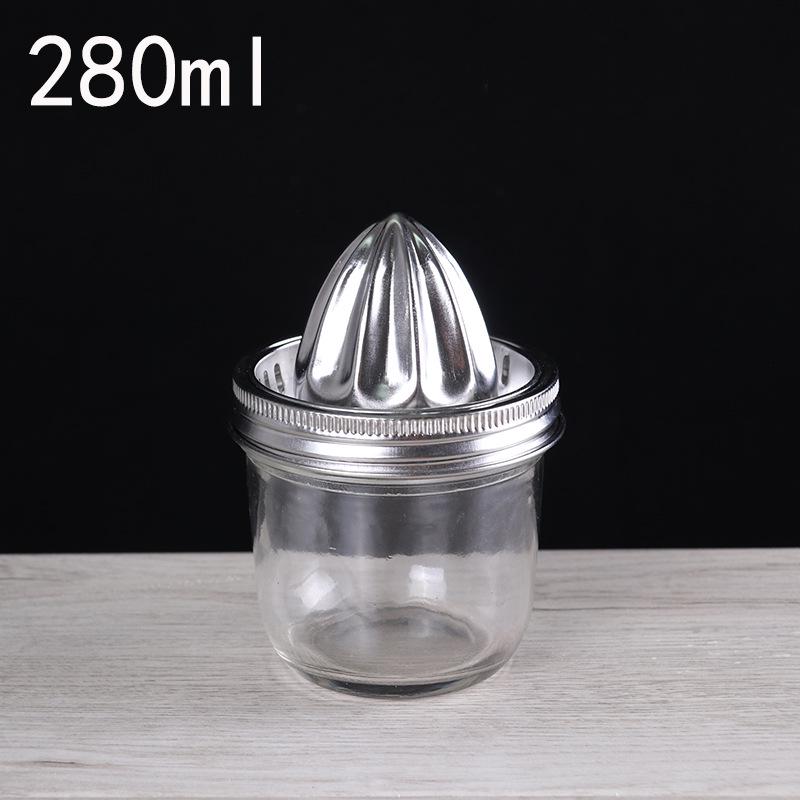 In-Stock Stainless Steel Mason Jar Manual Juicer for Oranges and Lemons