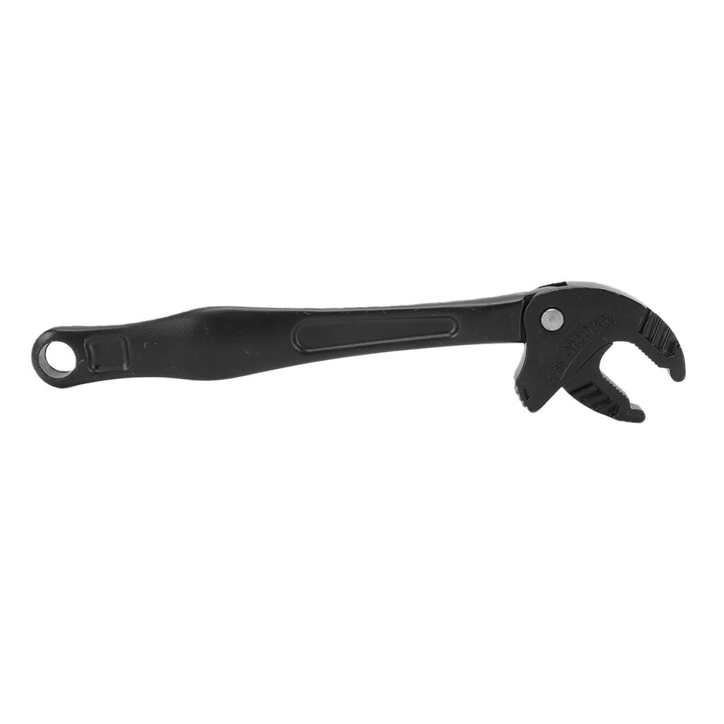 Ratcheting Jaw Wrench 10 13mm Claw Type Self Locking Adjustable Wrench for Plumbing Repair Auto Maintenance Black