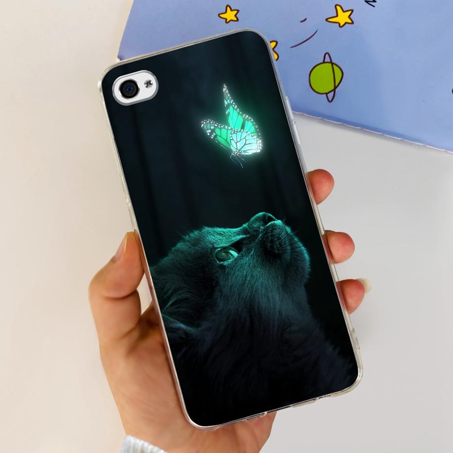 For Apple iPhone 4 Case Popular Flower Astronaut Clear Funda Soft Silicone Cover For iPhone 4s 4 S Bumper for iPhone4 Coque Capa