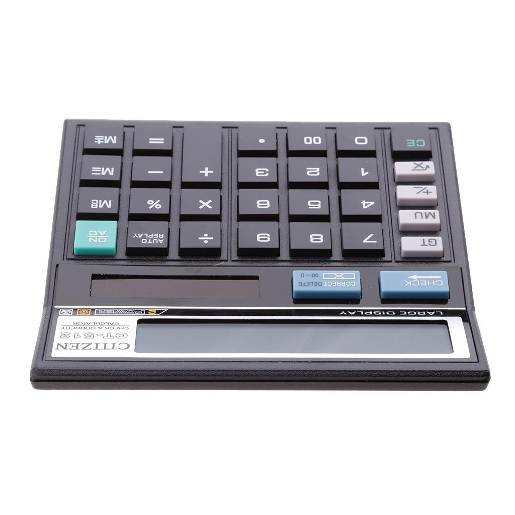 Buy Electronic Desktop Calculator with Check and Correct 12Digit LCD