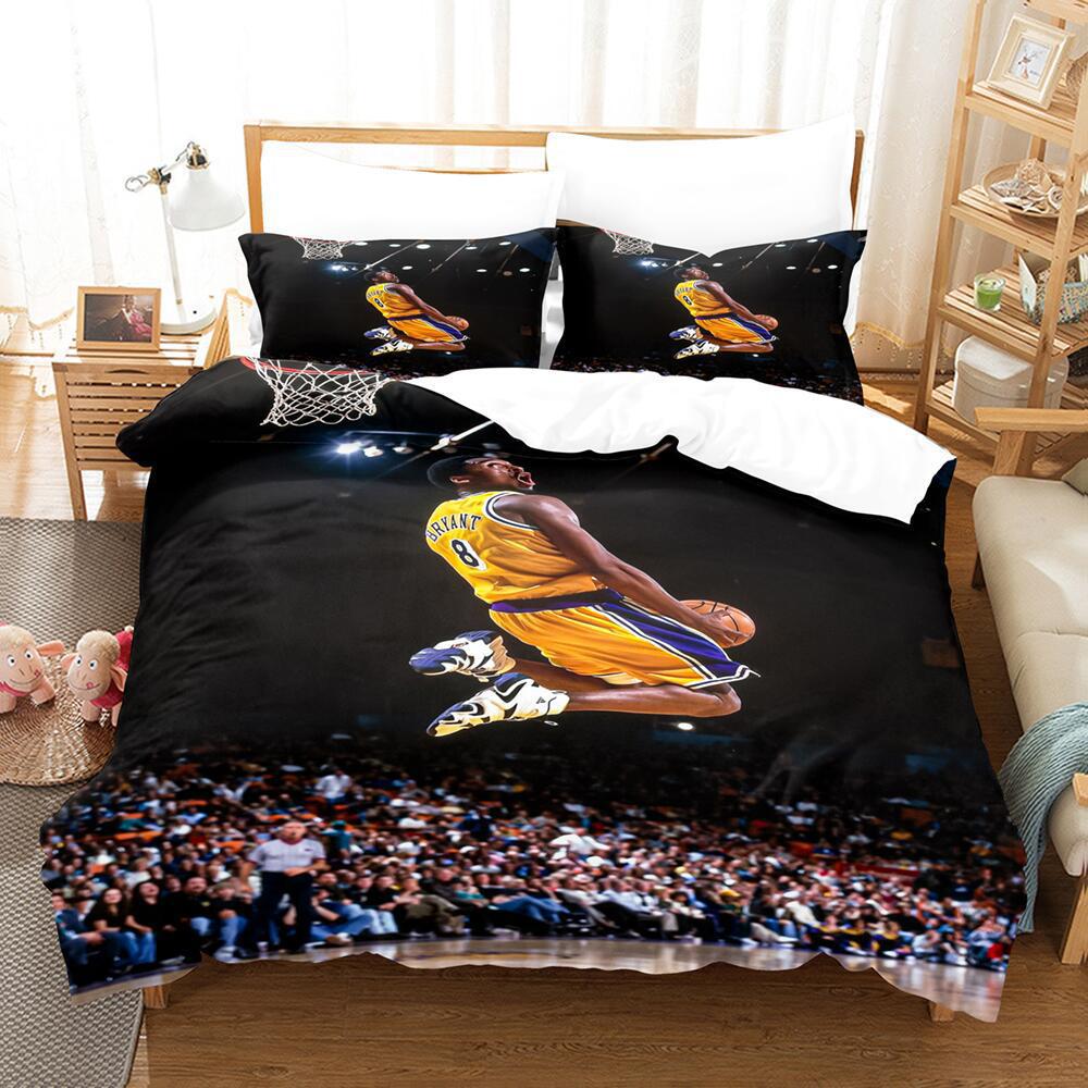 Basketball Digital Printing Bedding Three-Piece Microfiber Polyester Cotton Duvet