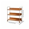 3 Tier Desktop Organizer Multi Purpose Countertop Shelf for Dorm Room
