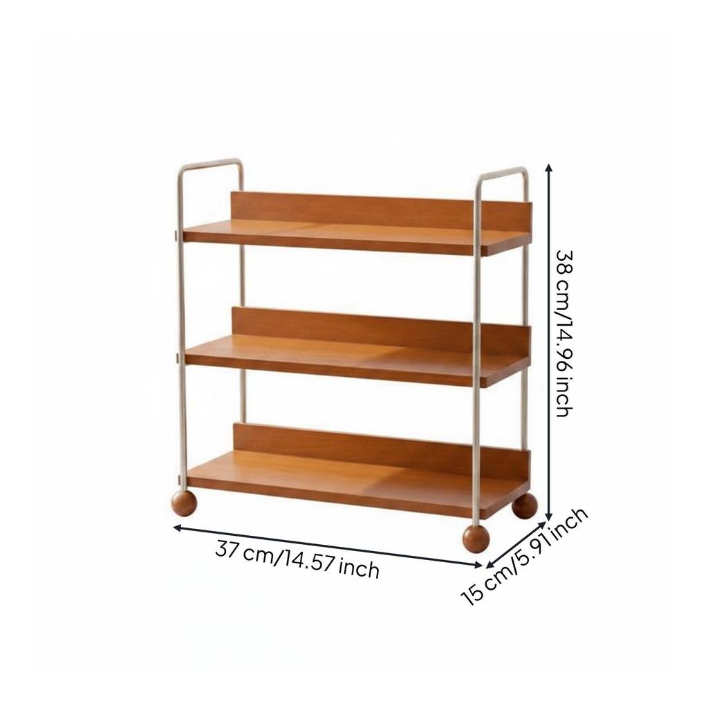 3 Tier Desktop Organizer Multi Purpose Countertop Shelf for Dorm Room