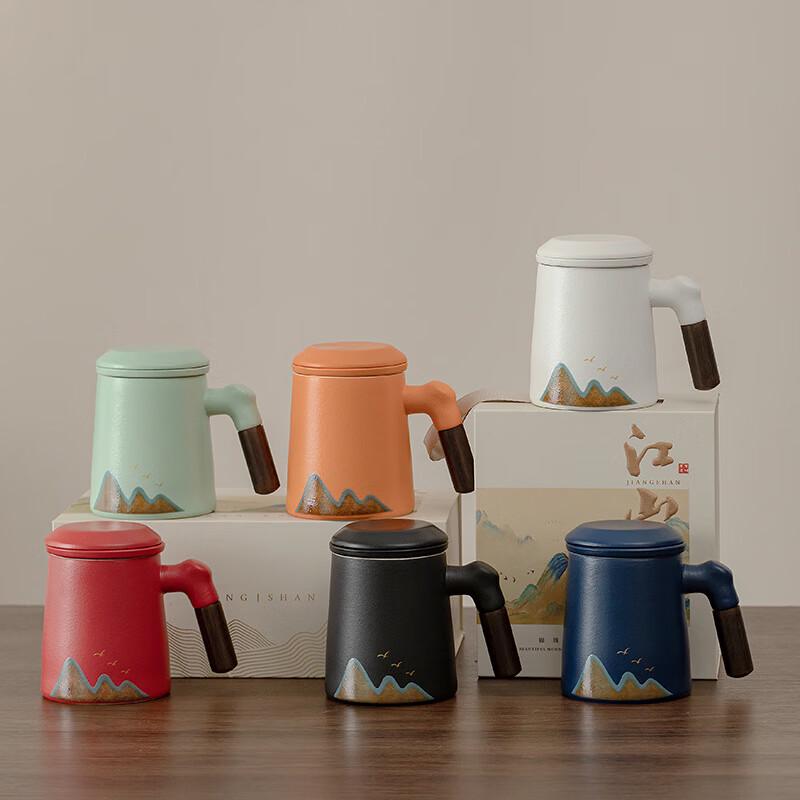 Xiao Yue Ya Jiangshan Ceramic Filter Teacup Gift Set