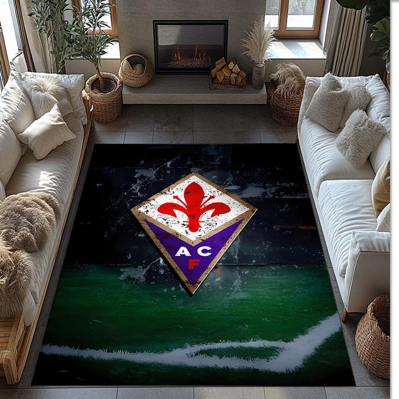 Fiorentina Printed Flannel Area Rug Non Slip Soft Polyester Floor Carpet Indoor Decor Mat for Bedroom Living Room Sofa