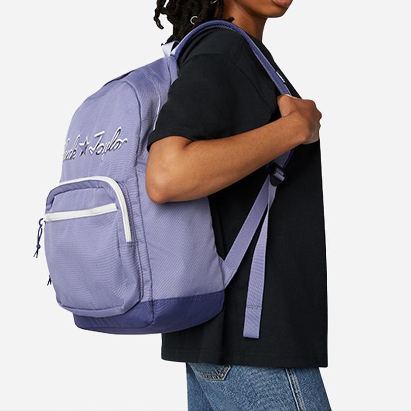 New Converse Polyester Backpack Regular Unisex Purple 10023805-A02
