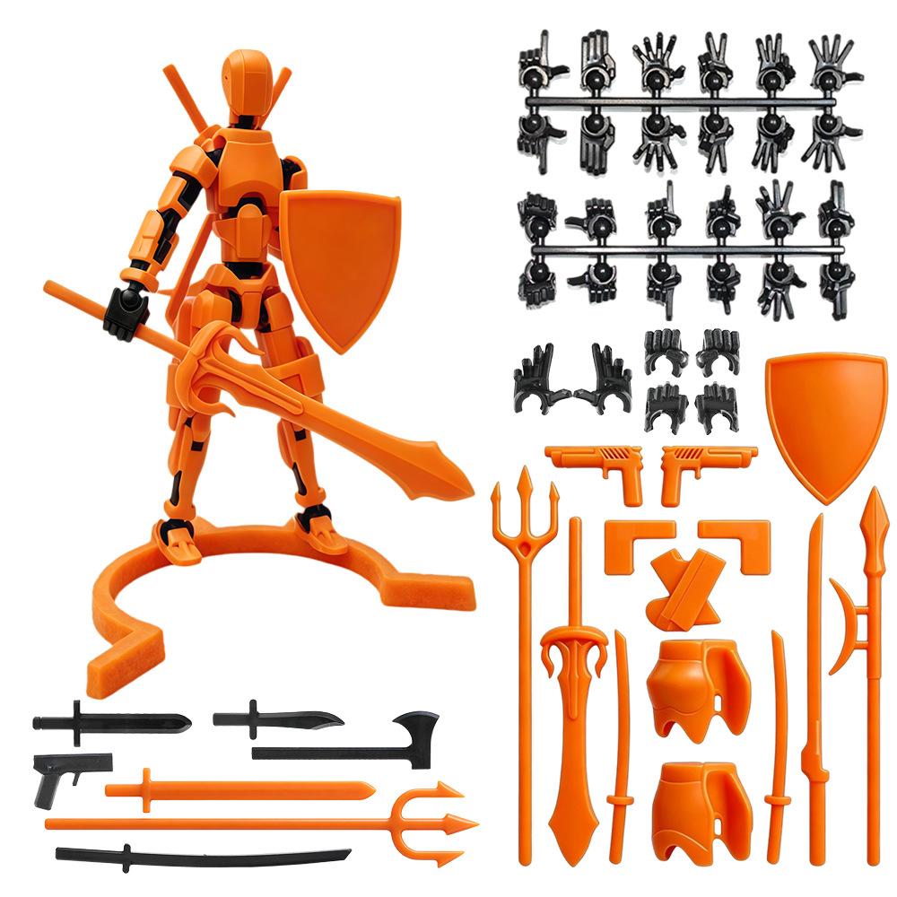 Newest!!! Magnetic Attraction 3D Printed Dummy T13 DIY Multi-jointed Man and Woman Lucky Doll  Movable Shapeshift Robot Toys
