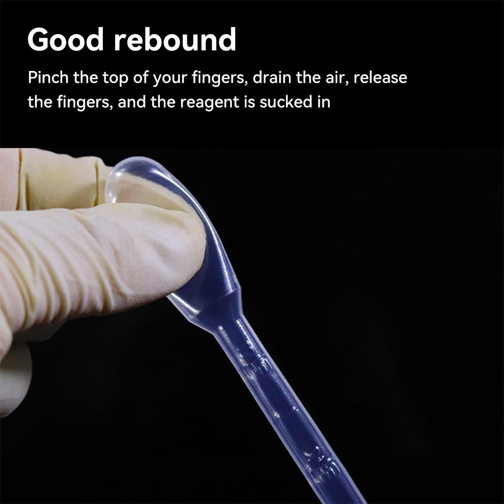 1ml 2ml 3ml 5ml 100Pcs/Lot Laboratory Pipette Plastic Disposable Graduated Container Liquid Dropper Equipment Straw Makeup Tools