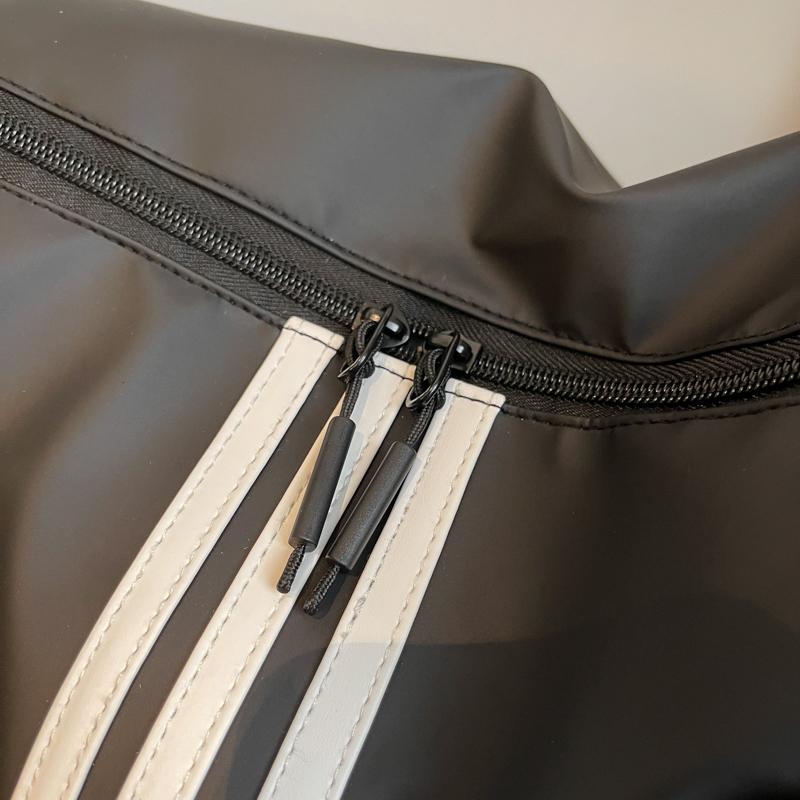 Striped Large Capacity Travel Bag Women's Shoulder Bag Crossbody Bag