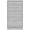Shoe Cabinet Gray Sonoma 59 x 17 x 108 cm Particleboard