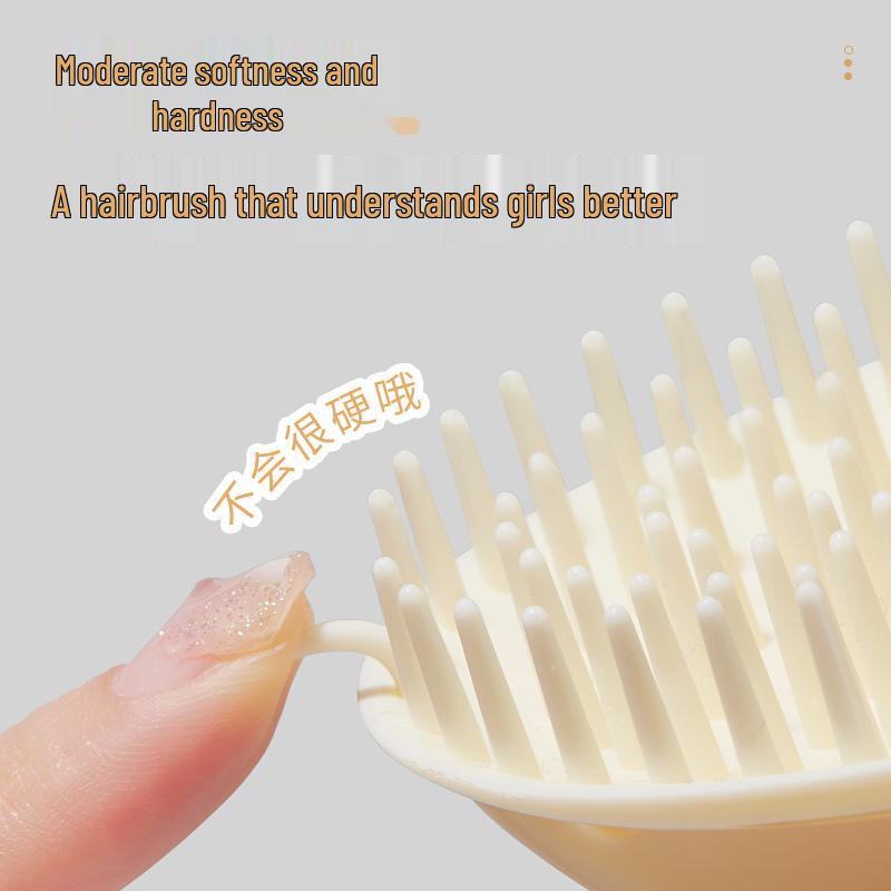 GECOMO Szampon w kremie i Grzebień do masażu skóry głowy - Do użytku na mokro/sucho