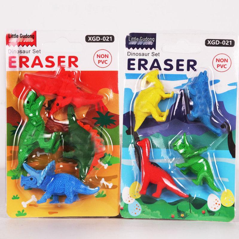 Adorable Cartoon Mini Eraser Set for Students – Perfect Back-to-School Gift