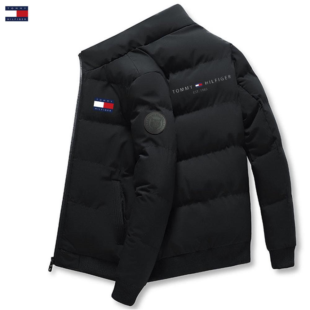 2024 Winter Men's Plus Size Cotton Workwear Jacket - Windproof and Small-Padded