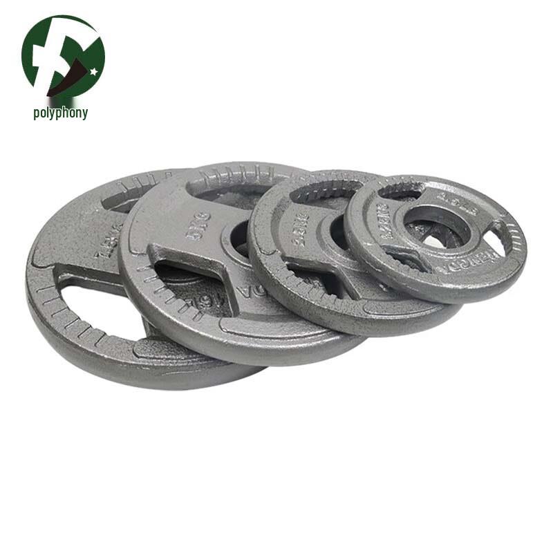 Fuyin Painted Cast Iron Barbell Weight Plate with Hand Grips