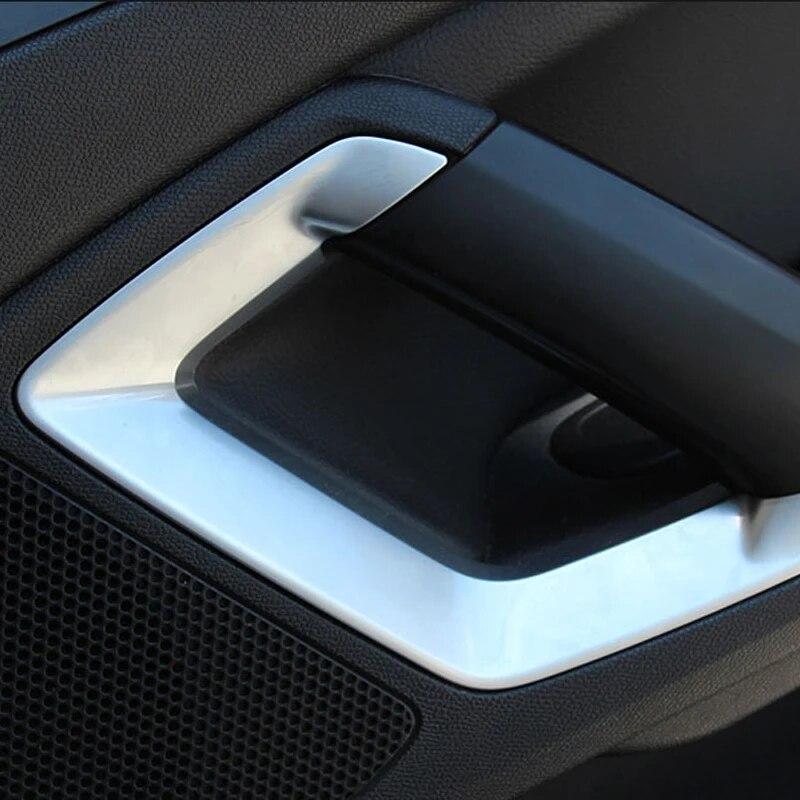 My Good Car Inner Door Armrest Sequins Inner Armrest Decorative Frame Car Styling for Peugeot 308 308s 408 Car Accessories
