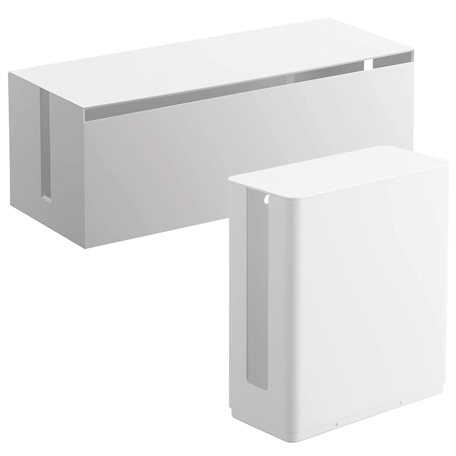 

Yamazaki Кабельный короб L Штабелируемый Тонкий Крышка Чехол для хранения роутера для Удлинителей и Веб-кабелей (Набор из 2 предметов) Кабели, Башня, Белый, 2707/4913 белый