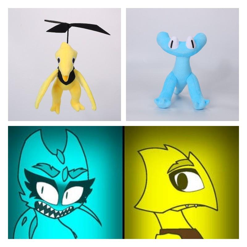 Rainbow Friends Chapter 2 Dinosaur Plush Toy Soft And Cuddly Short Plush Stuffed Animal By Jili