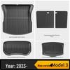 Tesla Model 3/Y Floor Mats & Trunk Mats: New Eco-friendly 3D All-Weather TPE Design