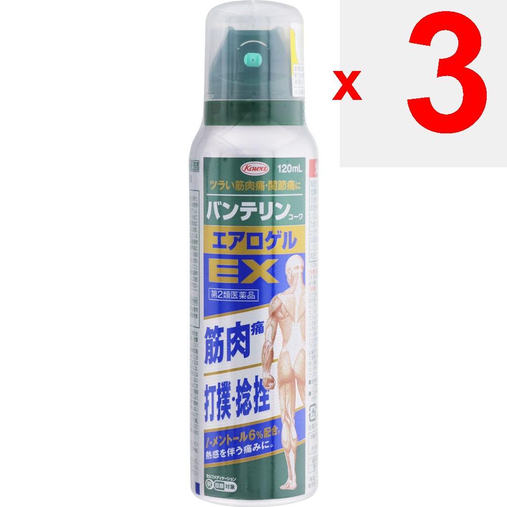 Kowa Bantelin Kowa Aero Gel EX 120ml Spray Topical agents Efficacy: Muscle pain, bruises, sprains, lower back pain, joint pain, tendonitis (hand/wrist