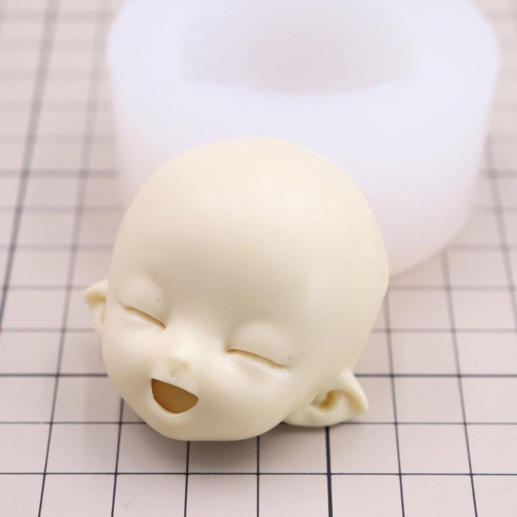 DIY Doll Modification Silicone Mold Clay Head Cake Chocolate Decoration