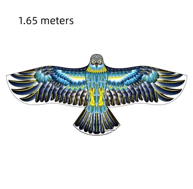 1 Piece Outdoor Fun Sports Bird Repelling Kite 1.2/1.55/1.6/1.65/1.8 Meters Easy To Fly Eagle Kite For Kids Or Adults
