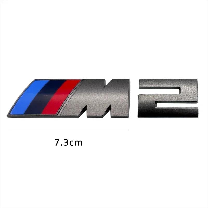 For BMW 1PCS Car Stickers Trunk Grey Badge For BMW M1 M2 M3 M4 M5 M6 M7 M8 E34 E36 E61 E39 E60 E90 E92 E93 F10 F20 F30 G20 G30
