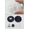 2Pcs Step on Button Control Floor Footswitch Round Reset Button Pedal Switches Foot Pedal Push Switches Easy to Use