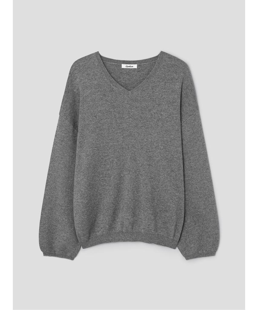 Diaepeocheo Aperture Boxy Knit Top Gray (Ta6251A043)
