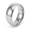 Unisex Smooth Tungsten Wedding Ring Durable Couple Bands Wide Narrow Design Stylish Jewelry Gift