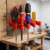 3D Printed Wall Mount Multi-Function Tool Storage Rack  Screwdriver Organizer