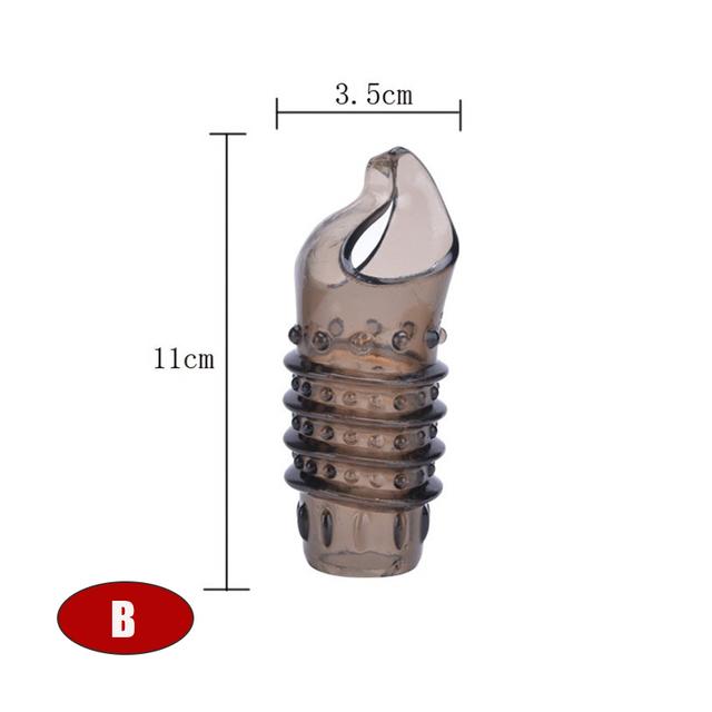 Male Reusable Penis Enlargement Extender Sex Toys for Men Adults Cock Penis Ring Lock Sperm Delay Ejaculation Chastity Device