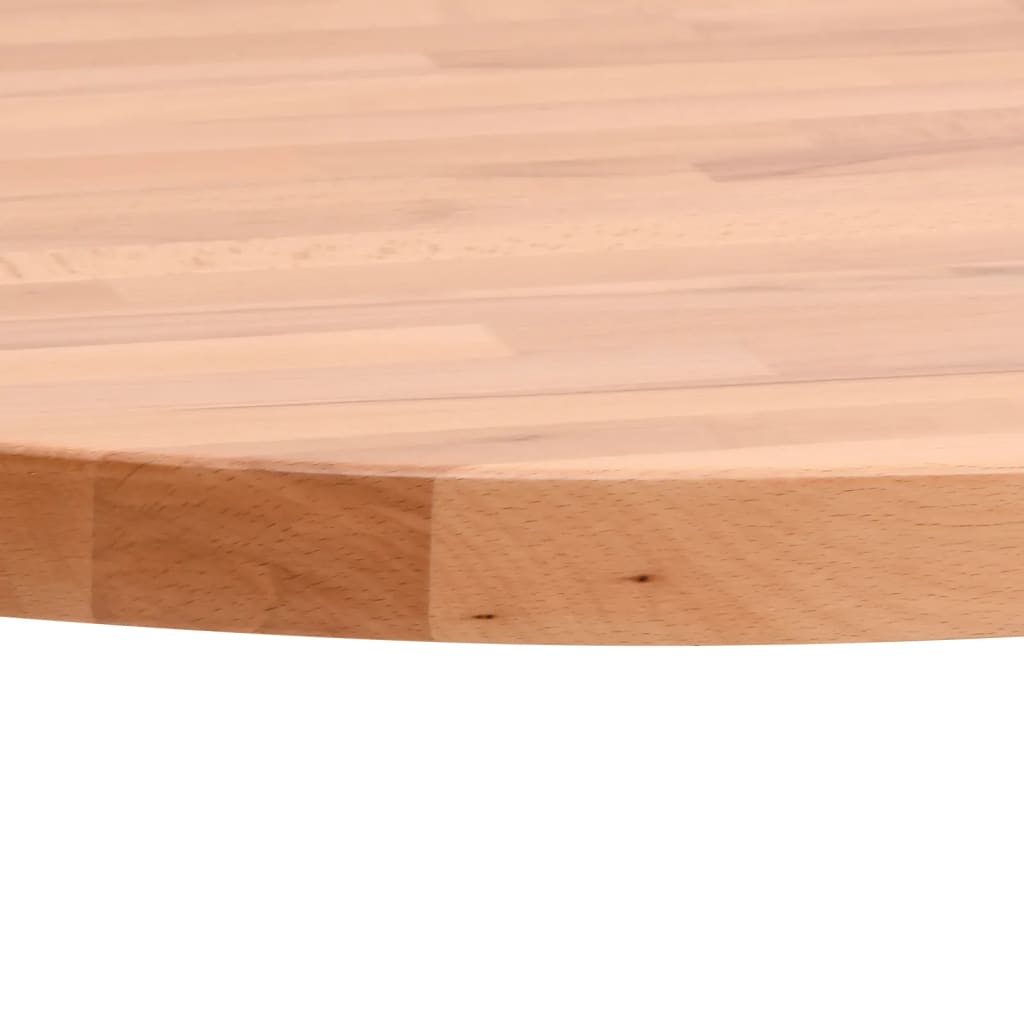 Vidaxl Tabletop, Ø70X4 Cm, Round, Solid Beech Wood