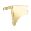 Stable Support For Furniture Decorative Legs Gold Metal Cabinet Feet Elegant Decorative Touch Non-slip Rubber Pad