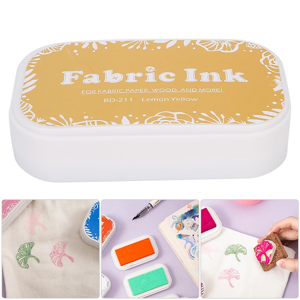 Vintage Sponge Schedule Book Scrapbook Colorful Multiple Purpose Stamp Ink Pad Painting Accessory