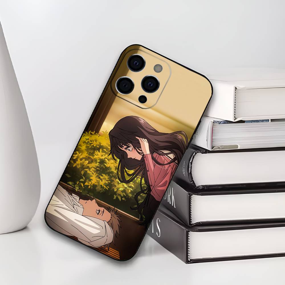 R-Rintaro Tsumugi K-Kaoruko Waguri Phone Case For iPhone 17,16,15,14,13,12,11 Plus,Pro Max,XS,Soft Black Cover