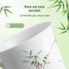 Hand-Painted Bamboo Ceramic Mug - Chinese Style Tea Cup for Home & Office