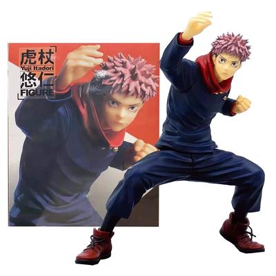 16CM Japan Anime Jujutsu Kaisen Figur Itadori Yuji Gojo Satoru Kampf-Form Modell Spielzeug für Kinder PVC Sammlerstück Statische Puppe