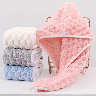 Cloud-Shaped Super Absorbent Hair Drying Cap - Lint-Free, Quick-Dry Towel Wrap