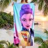 Kpop Hunter Fashion Beach Towel: Ideal for Summer Adventures Soft, absorbent and quick drying suitable for swimming and bathing