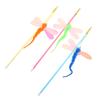 Cat Teaser Stick Sequins Big Eyes Dragonfly Cat Toy Interactive Teaser Stick