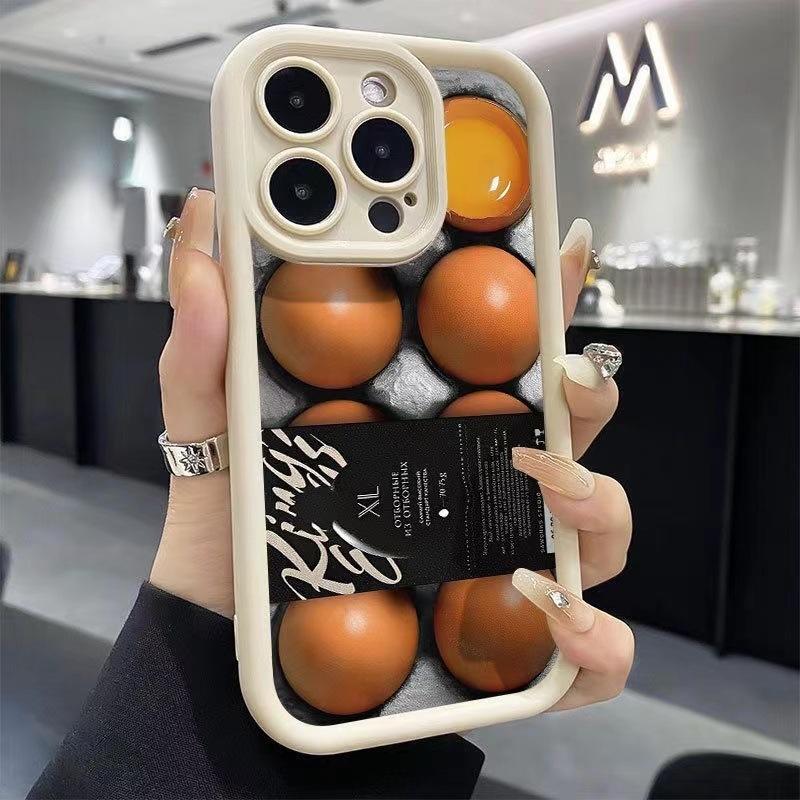 All-inclusive lens egg carton for Apple 16 mobile phone case iphone14promax protective case 13 soft case 12 new