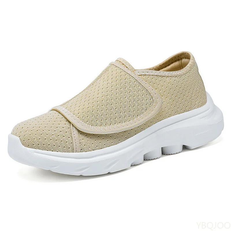 2025 Spring and Autumn Fashion New Women's Breathable and Comfortable Soft Soled Single Shoes Mesh Casual Women's Shoes