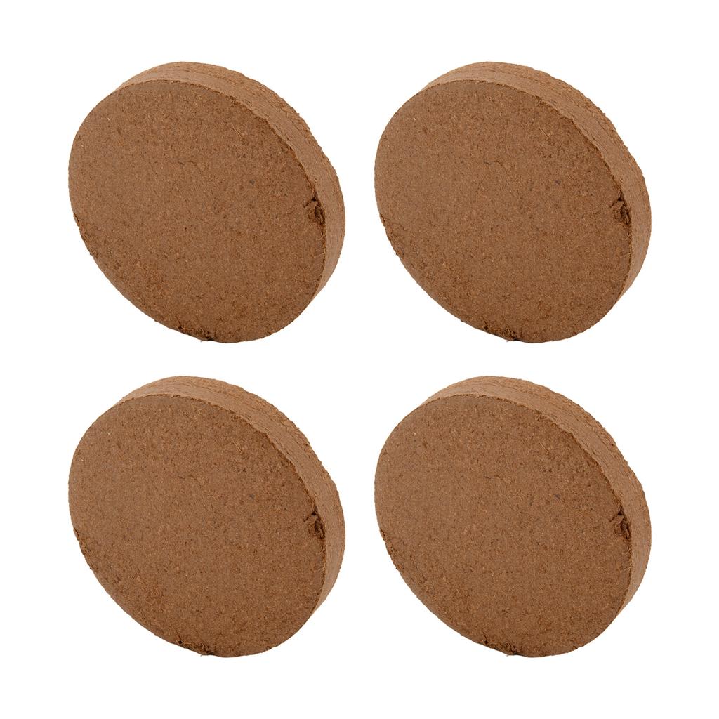 Ziemia nawilżająca kokosowa, krążki ziemi zagęszczonej o średnicy 60 mm, kompaktowe podłoże do uprawy, wsparcie kiełkowania