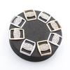 Fashion 10 pieces 21 * 25mm alloy square rhinestone buckle DIY ribbon clothing shoe buckle accessories decoration