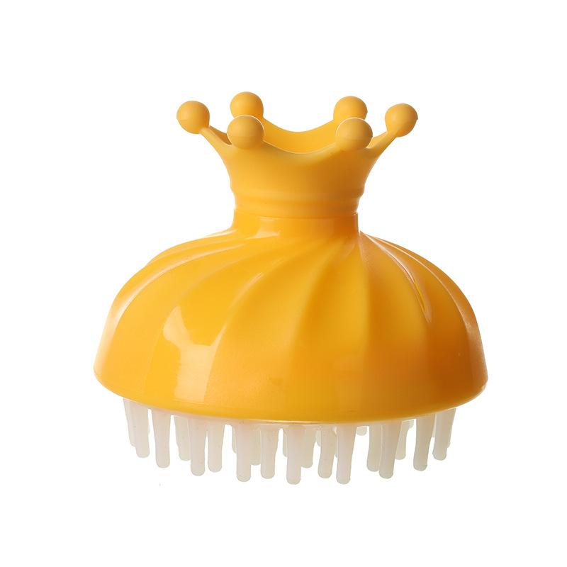Baby Silicone Shampoo Brush Newborn Kids Washing Hair Tool Bath Mud Rubbing Brush Baby Head Massage Brush Baby Items
