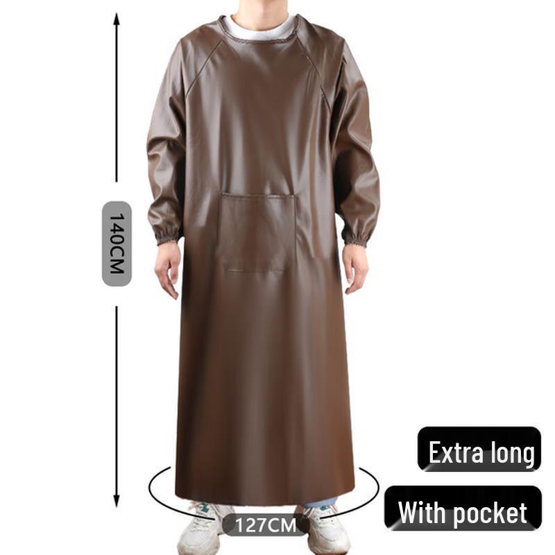 COFLYEE Waterproof Leather Work Smock