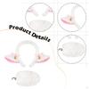Lamb Ears and Tail Adults Kids Costume Accessories for Photo Props Performance